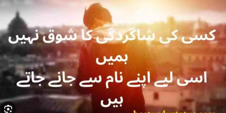 2 Line Urdu Poetry