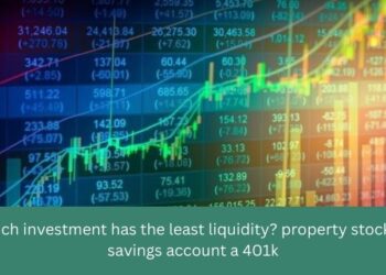 which investment has the least liquidity? property stocks a savings account a 401k